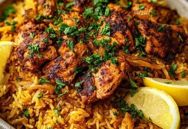 One Pot Shawarma Chicken and Rice
