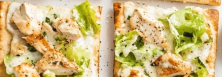 Chicken Caesar Flatbread