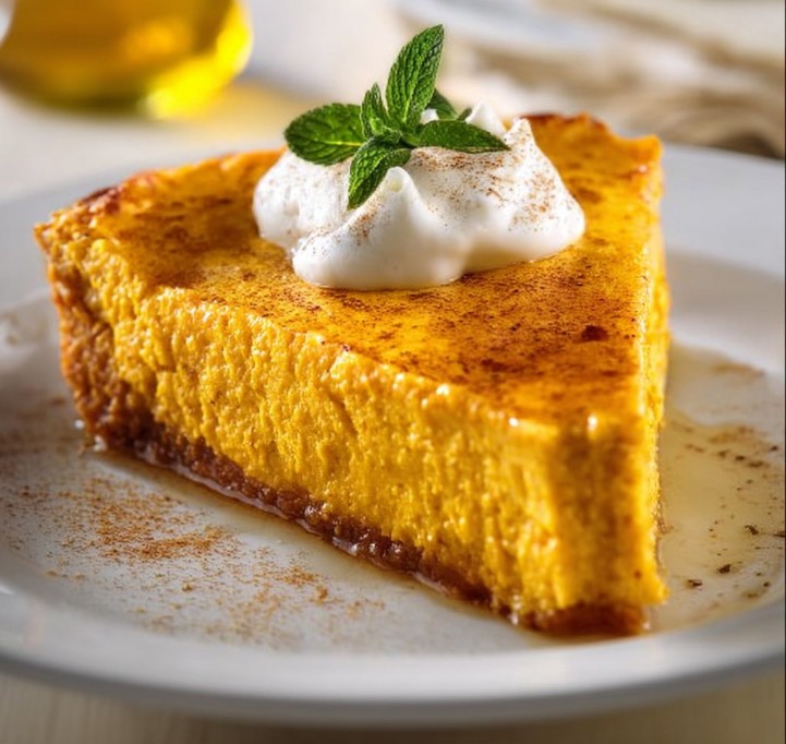 High Protein Pumpkin Cottage Cheese Pie
