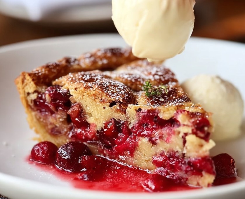 Nantucket Holiday Cranberry Pie