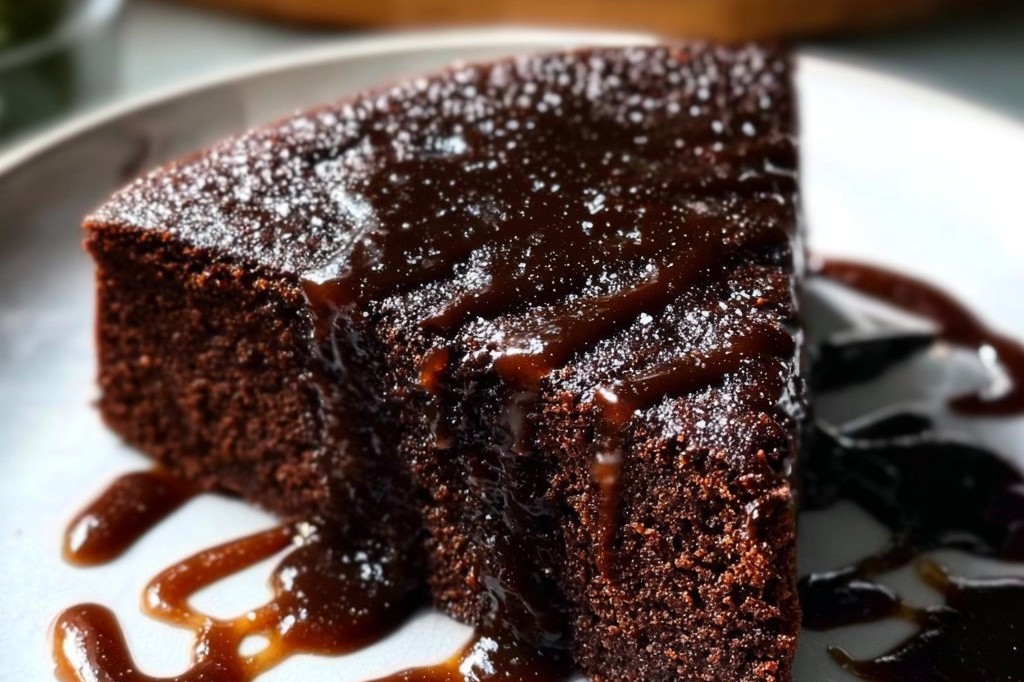 Dark Chocolate Whiskey Cake