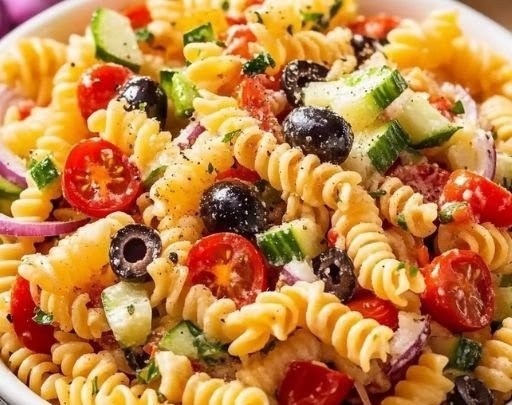 Olive Garden Inspired Pasta Salad