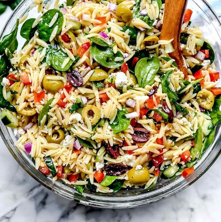 Mediterranean Orzo Pasta Salad