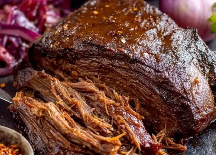 Caramelized Pulled Beef Brisket