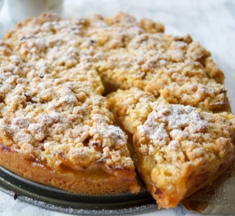 Omas Apfelkuchen mit Streusel (Apfelkrümel)