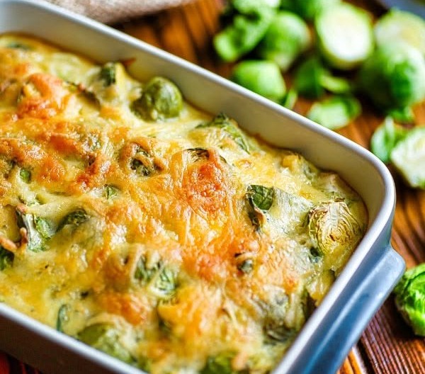 Rosenkohl-Auflauf – herzhaftes, gesundes Low-Carb-Rezept