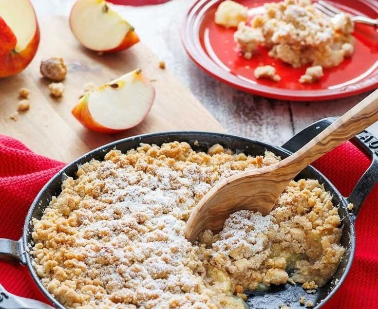Apfel Crumble