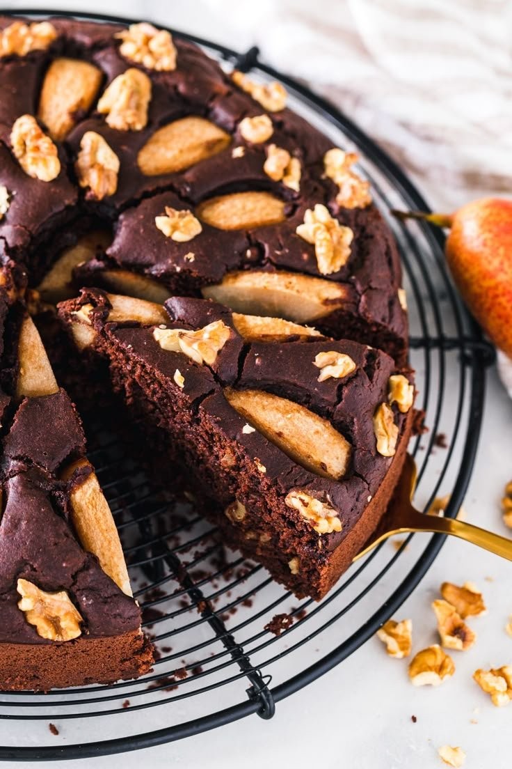 Veganer Birnenkuchen