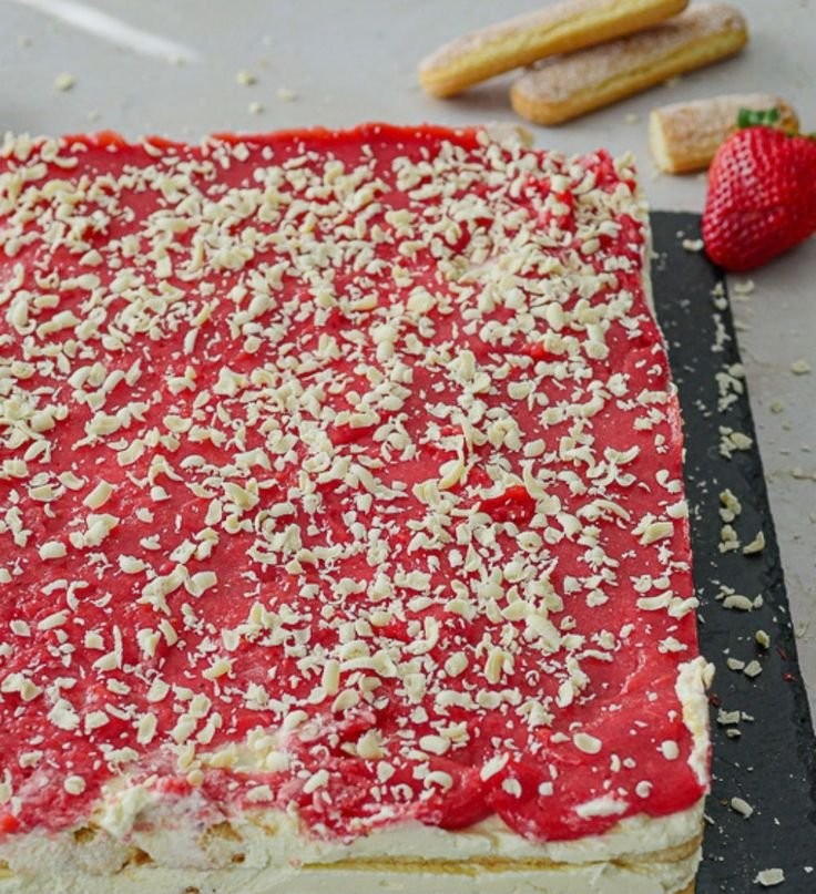 Spaghetti Eis Kuchen ohne Backen