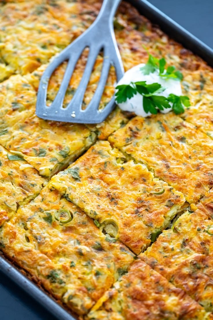 Herzhafter Gemüsekuchen vom Blech