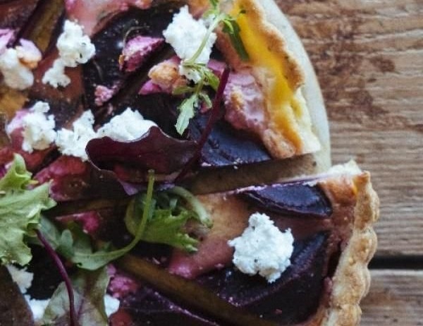 Rote-Bete-Quiche