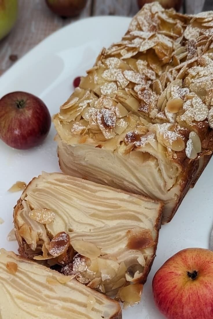 Unsichtbarer Apfelkuchen (Apfelkuchen ohne Boden)