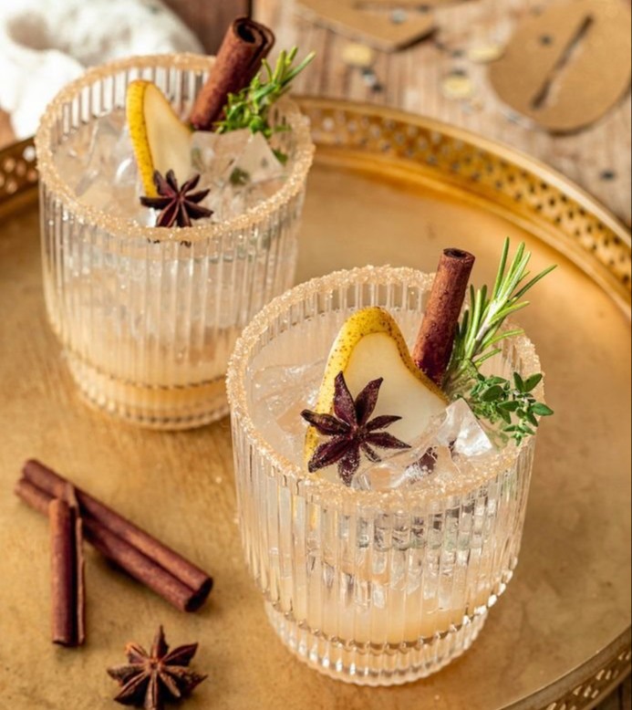 Birnen Cocktail - alkoholfreier Birnen Cocktail