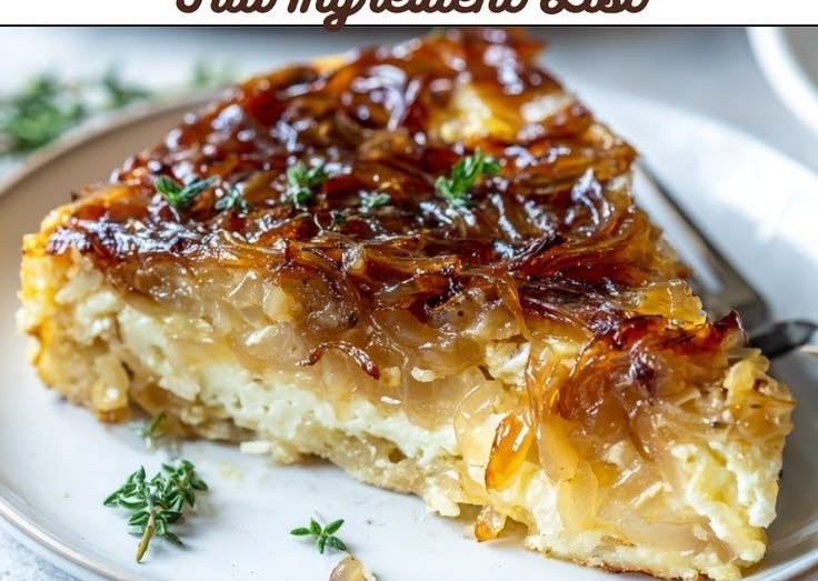 Onion and Gruyere Cottage Cheese Bake