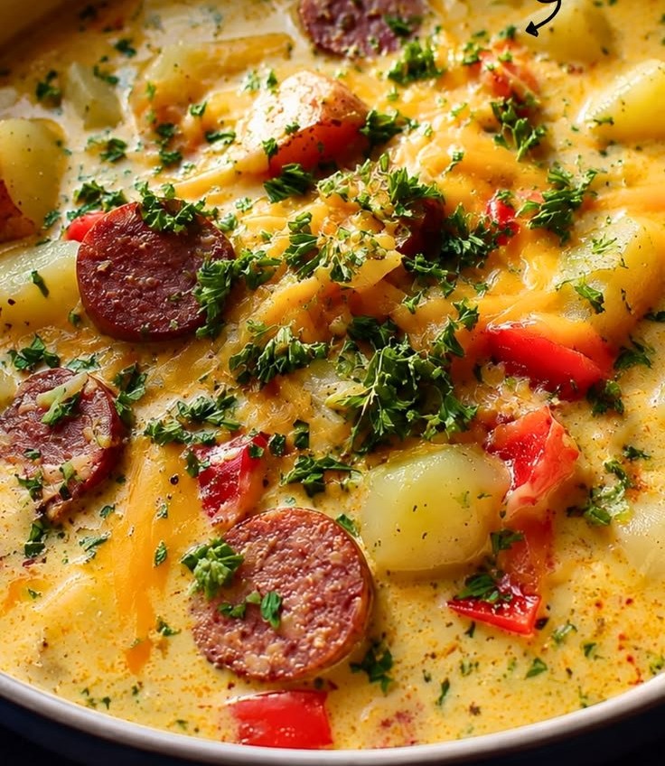 Easy Spicy Cajun Potato Soup