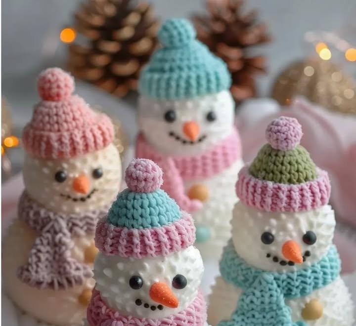 Baking Soda Dough Snowman