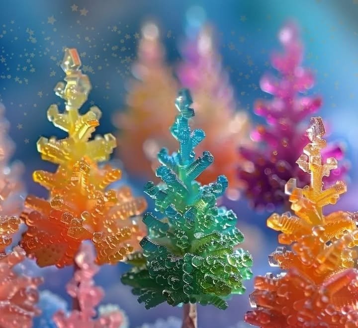 DIY Crystal Trees