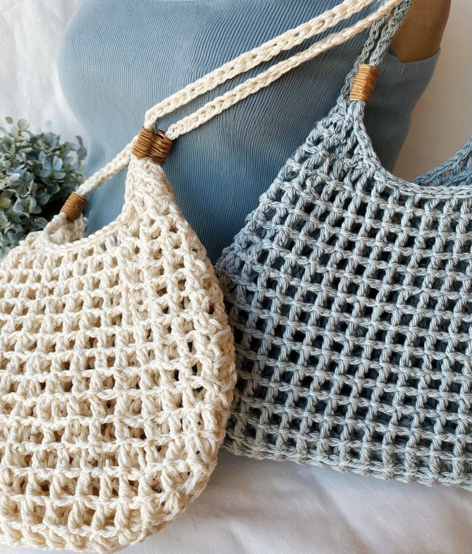 Creating a Crochet Mesh Bag