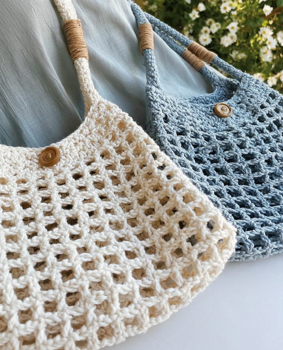 Creating a Crochet Mesh Bag