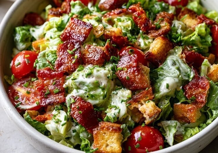 Crispy BLT Chopped Salad