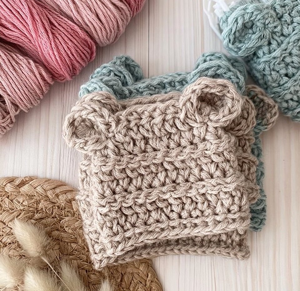 Star Stitch Baby Bear Hat
