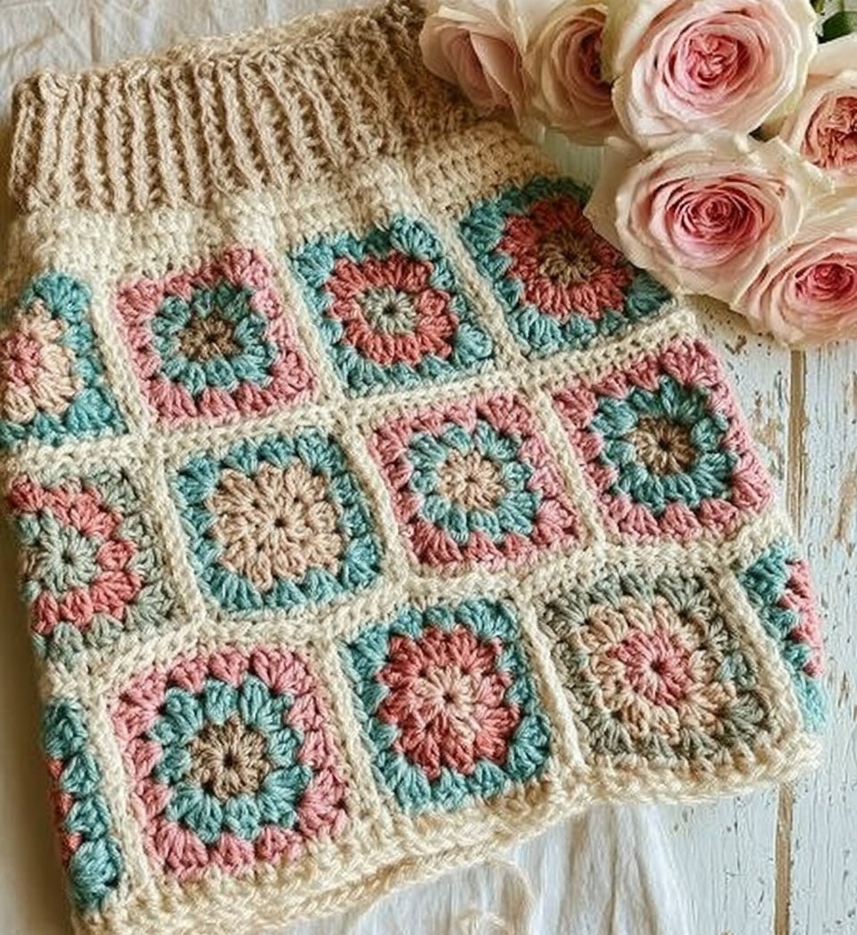 Granny Style Skirt Crochet Pattern