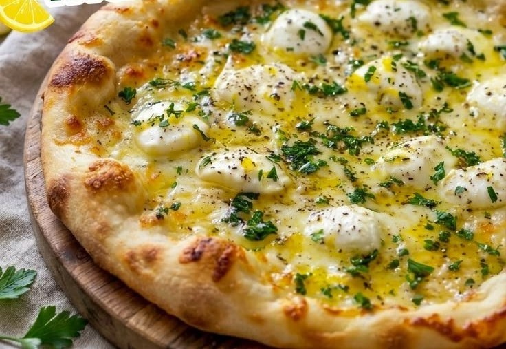 Lemon Basil Pizza