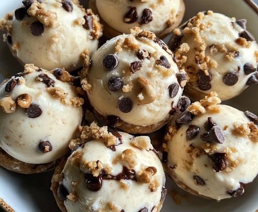 Peanut Butter Greek Yogurt Bites