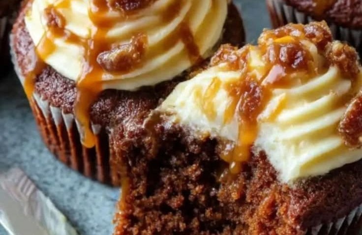 Mary Berry's Sticky Toffee Cupcakes