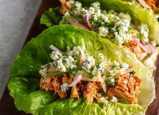 Buffalo Chicken Lettuce Wraps