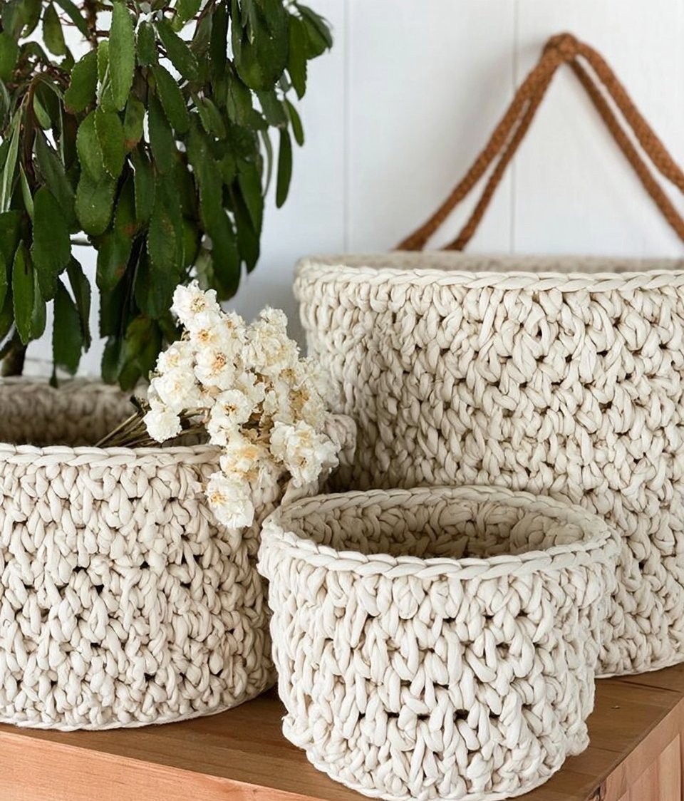 Homebody Crochet Nesting Basket Pattern