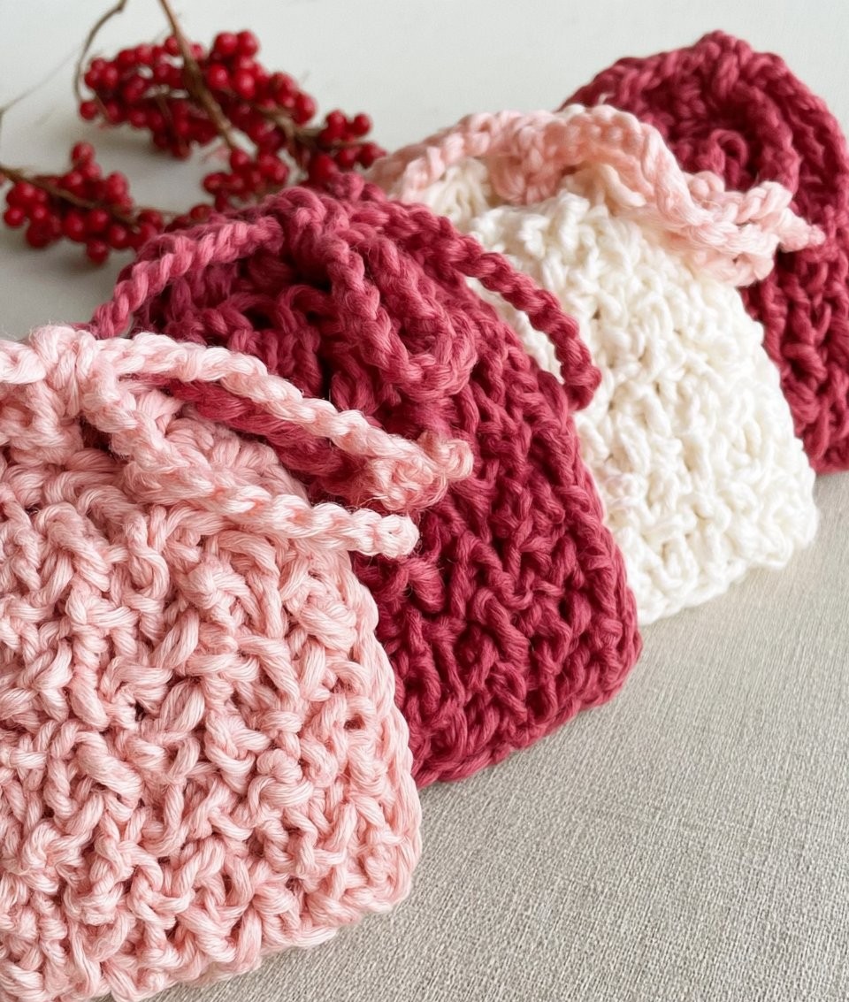 Winterberry Soap Saver Crochet Pattern