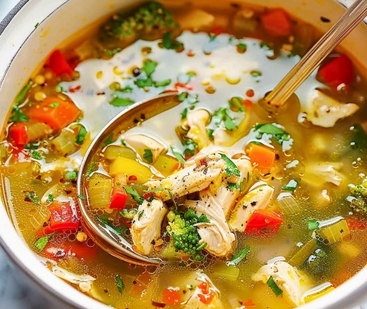 Easy Healthy Detox Chicken Soup