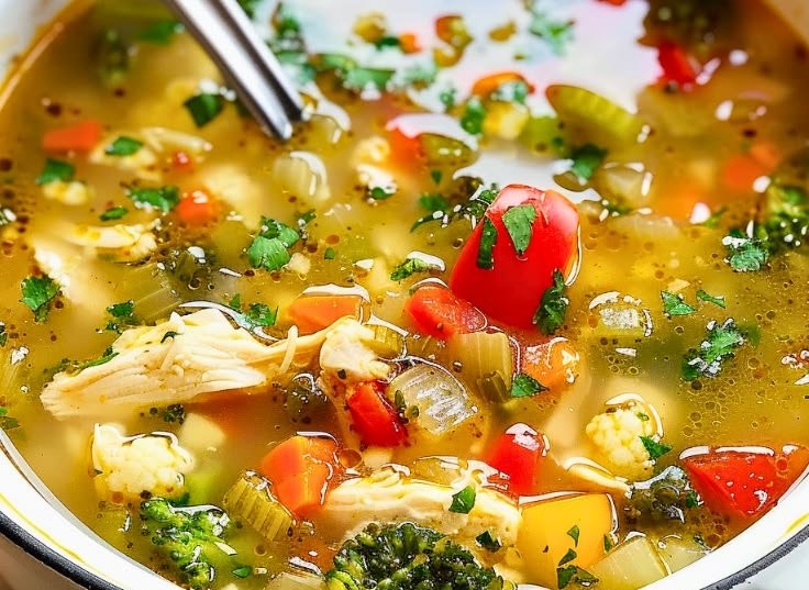 Easy Healthy Detox Chicken Soup