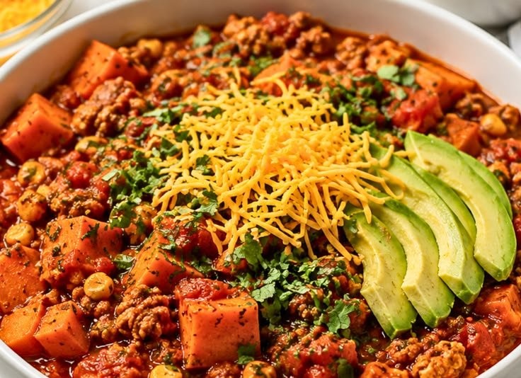 Easy Sweet Potato Turkey Chili