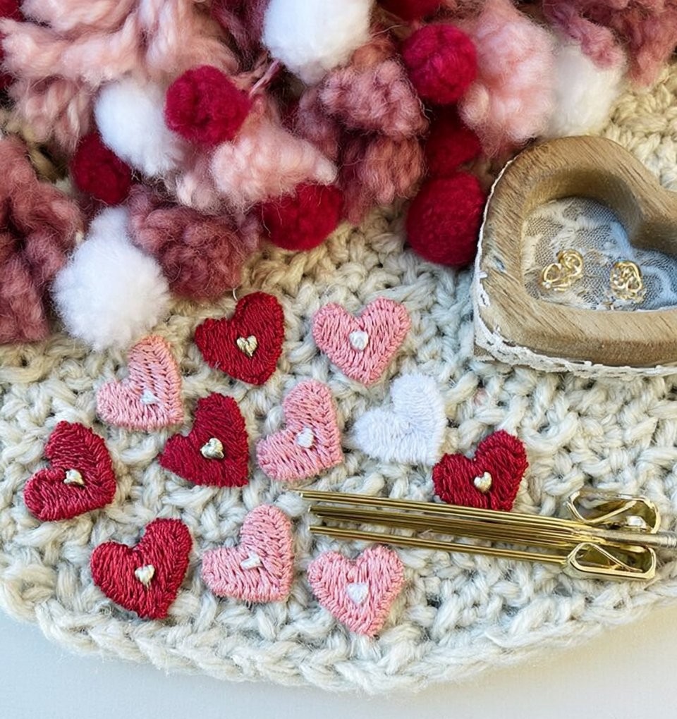 Simply Sweet Heart Appliques