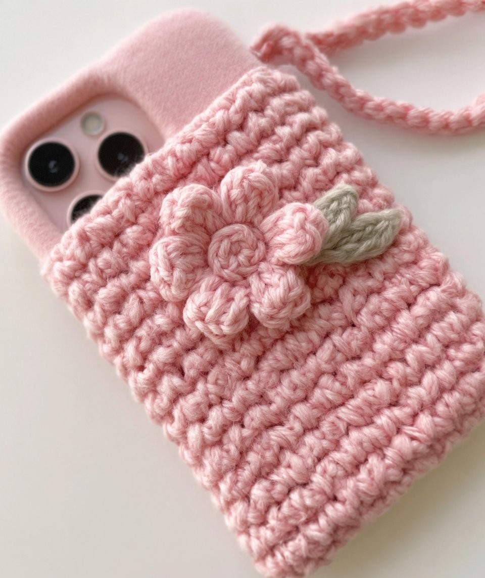 Pink Phone Pouch