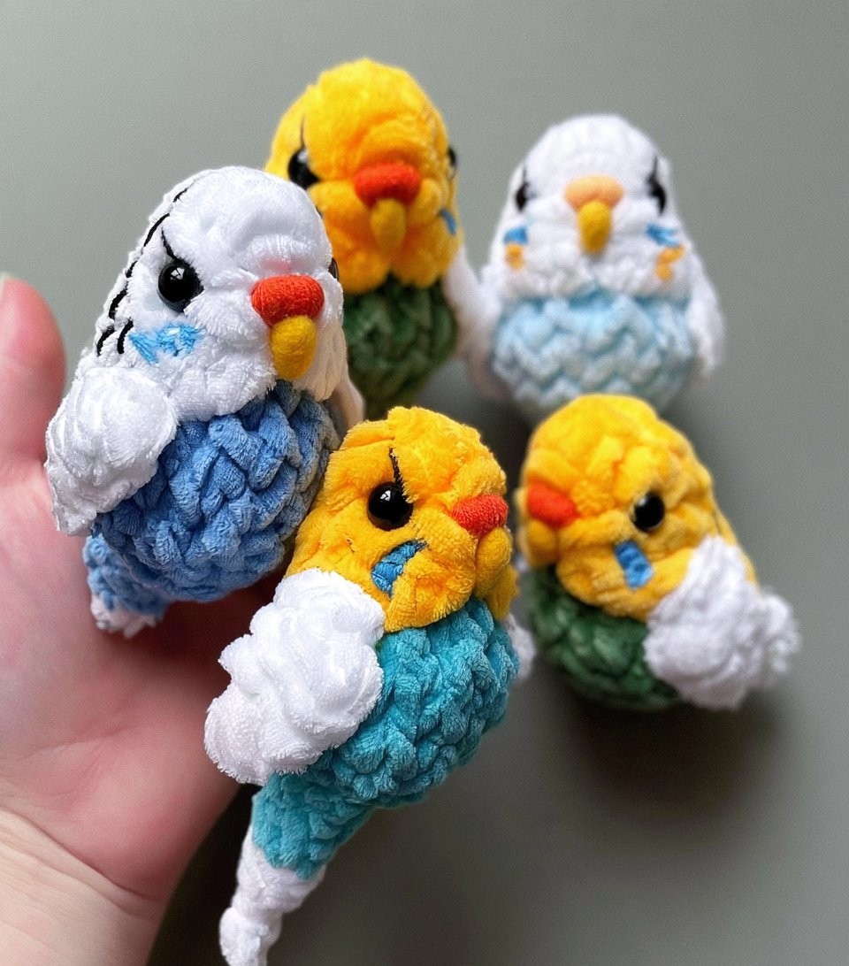 How to Crochet Pocket Parrots