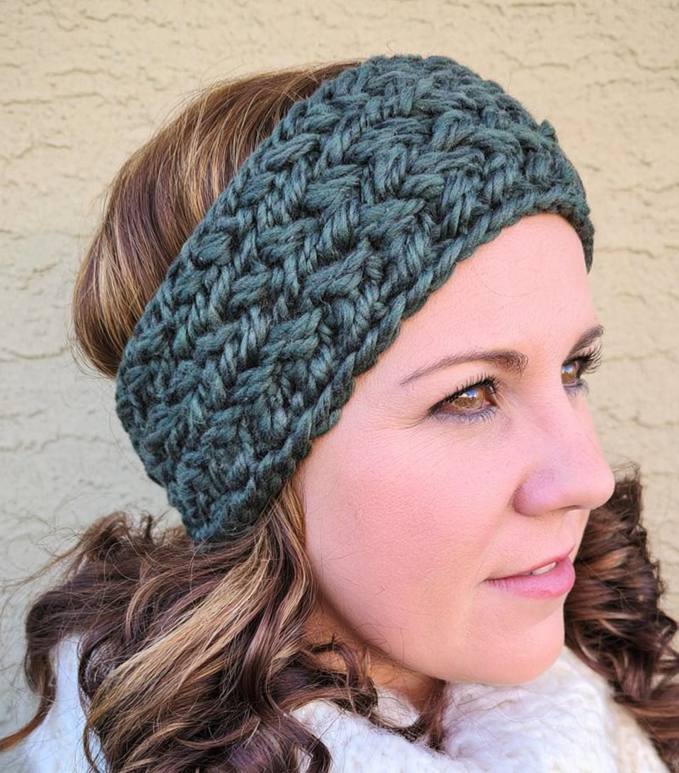 Celtic Weave Crochet Headband