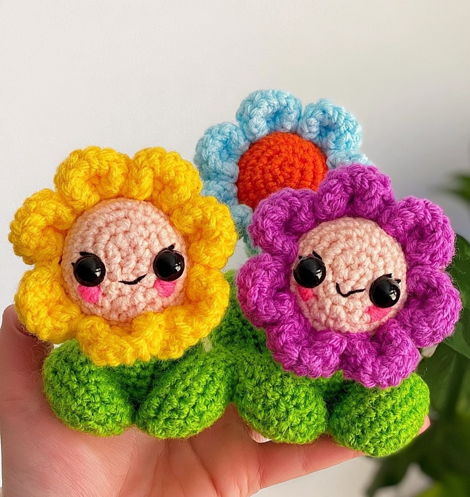 Flower Baby · Free Amigurumi Crochet Pattern