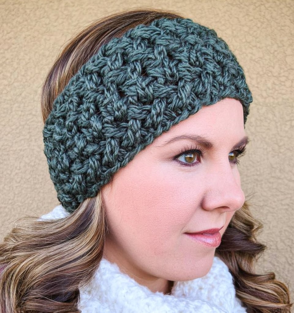 Celtic Weave Crochet Headband