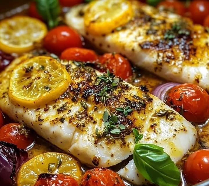 Mediterraner Ofenfisch