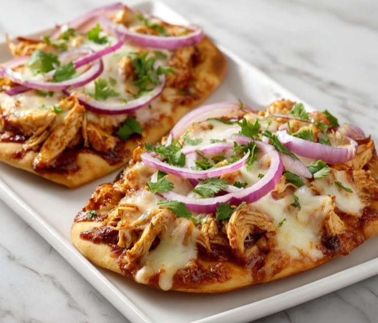 BBQ Chicken Flatbread | Family-Friendly High Protein