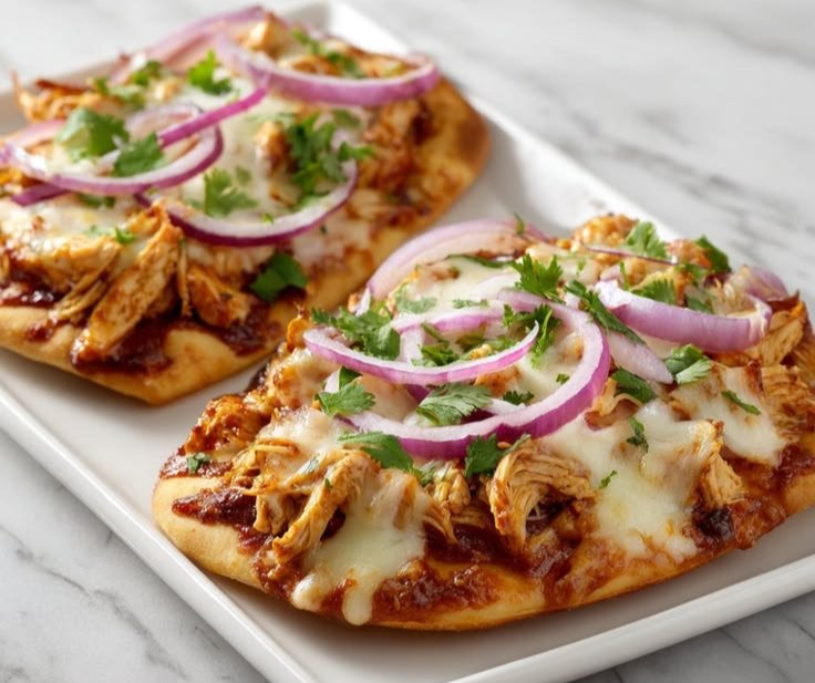 BBQ Chicken Flatbread | Family-Friendly High Protein