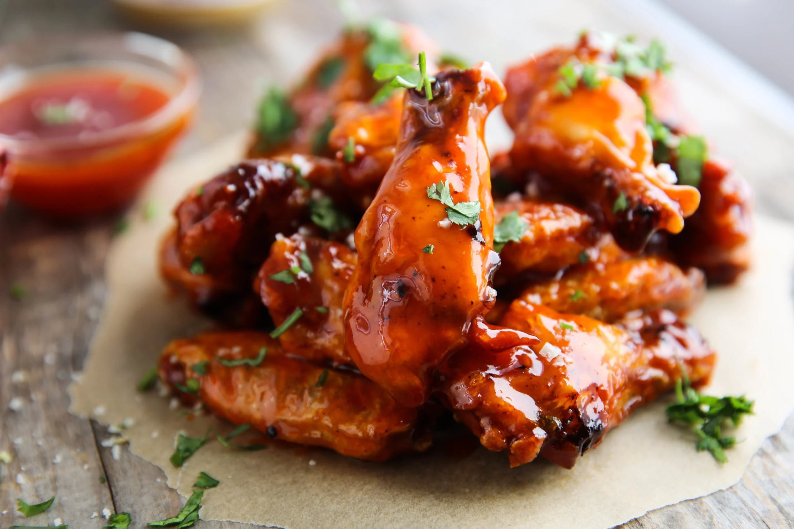Crispy Sweet and Spicy Air Fryer Chicken Wings