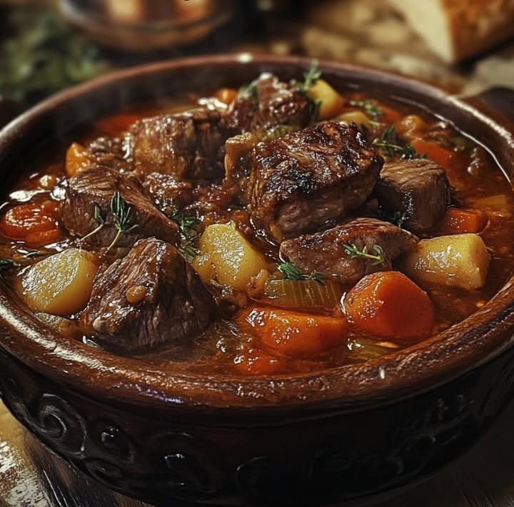 Yvonne’s Wikingertopf – der perfekte Eintopf für kalte Tage! 🍲🥩 Herzhafte Aromen und frisches Gemüse machen ihn unwiderstehlich.📋Zutaten:- 500 g Rindfleisch, gewürfelt
- 300 g Kartoffeln, ge...