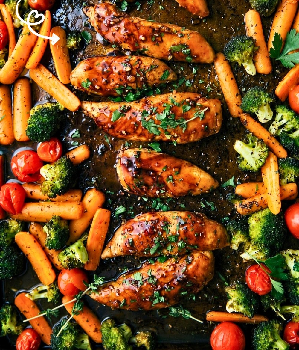 Healthy 30-Minute Balsamic Chicken and Veggies | Easy Family Dinner