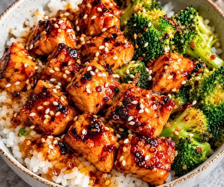 Healthy 30-Minute Orange Salmon Bowls | Easy Weeknight Dinner