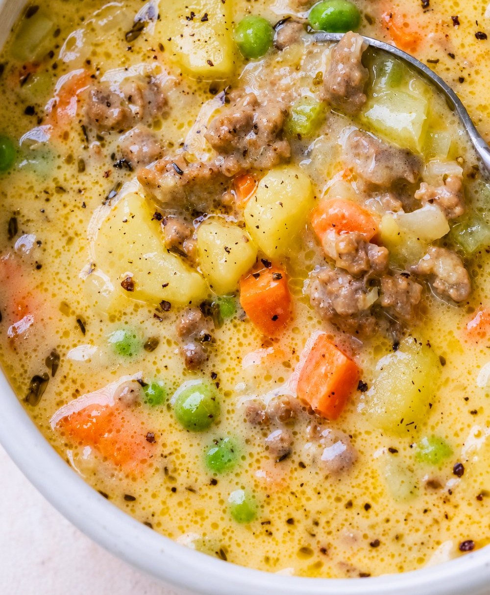 High Protein Shepherd’s Pie Soup | Easy Cozy Dinner