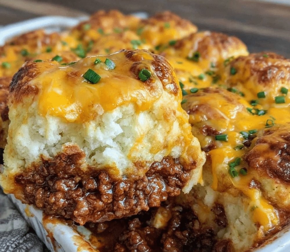 Sloppy Joe Biscuit Casserole: 30-Min Family Shortcut